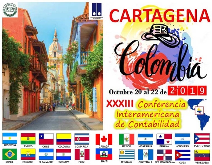 XXXIII Conferencia Interamericana de Contabilidad Cartagena de Indias Colombia Octubre 20, 21 y 22 de 2019 Hotel Hilton Cartagena